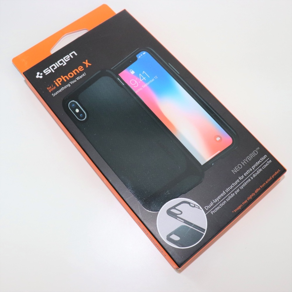 NWT iPhone X Spigen Black Case | Dual Layered